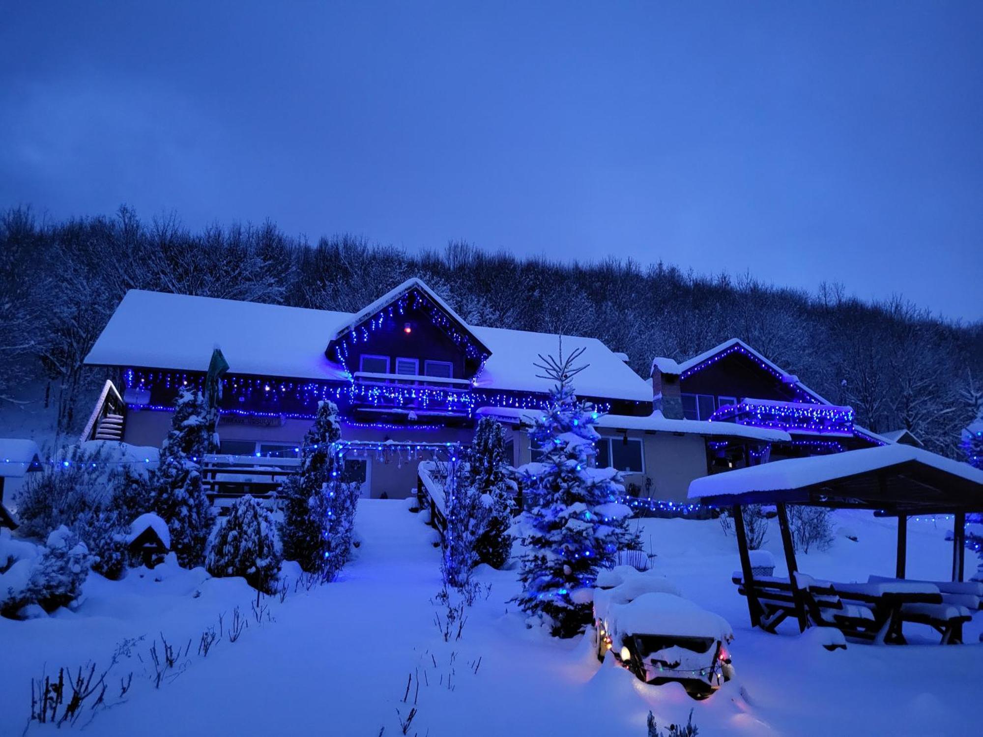 Dumbrava Ursului Hotel Zărneşti Bagian luar foto